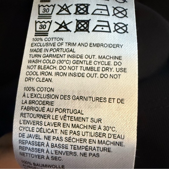 Canada Goose Gladstone Long Sleeve 100% Cotton Tshirt Black NWT - Picture 6 of 8